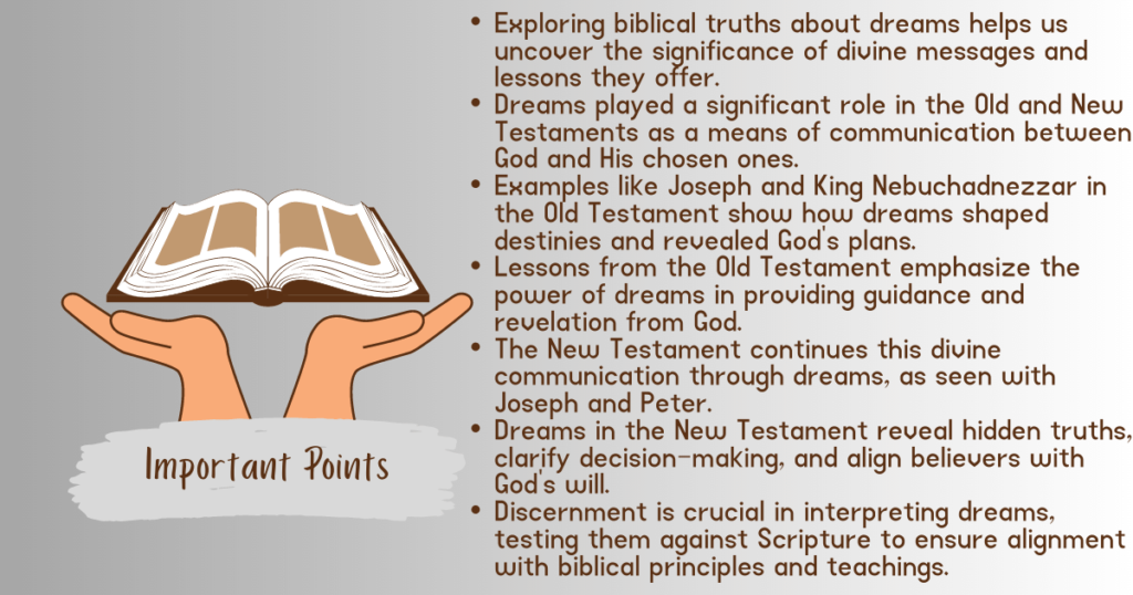 Purpose of exploring biblical truths about dreams